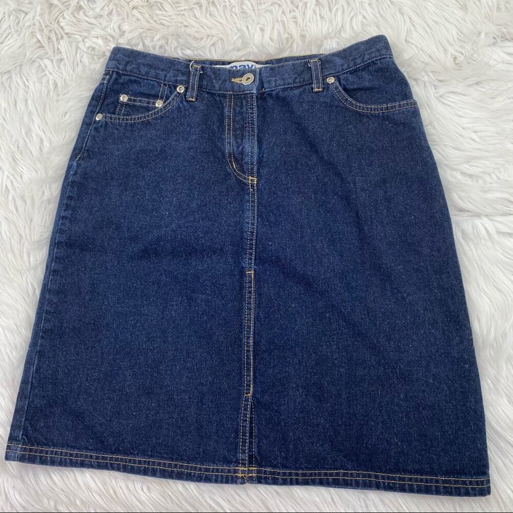 Mavi‎ Denim Skirt Size M Blue Dark Wash Casual